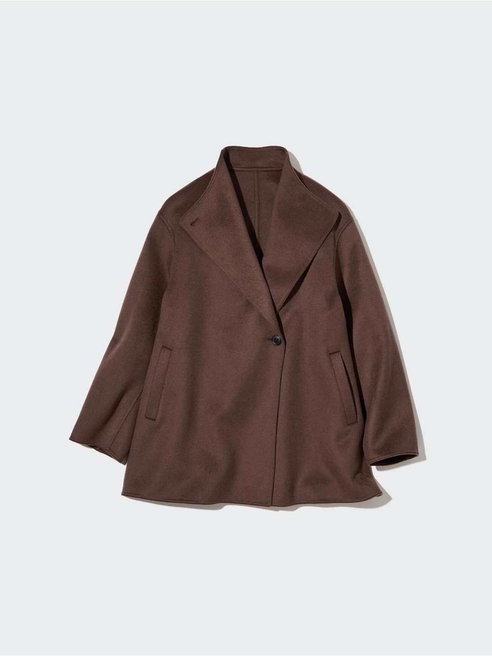 Uniqlo Wool Blend Short Coat S